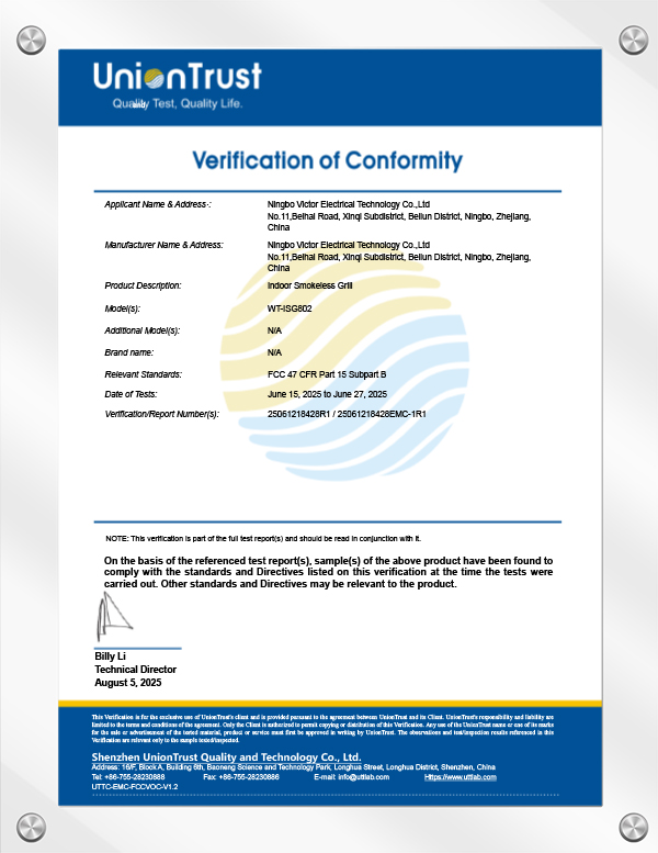 FCC+IC Verificatie van conformiteit