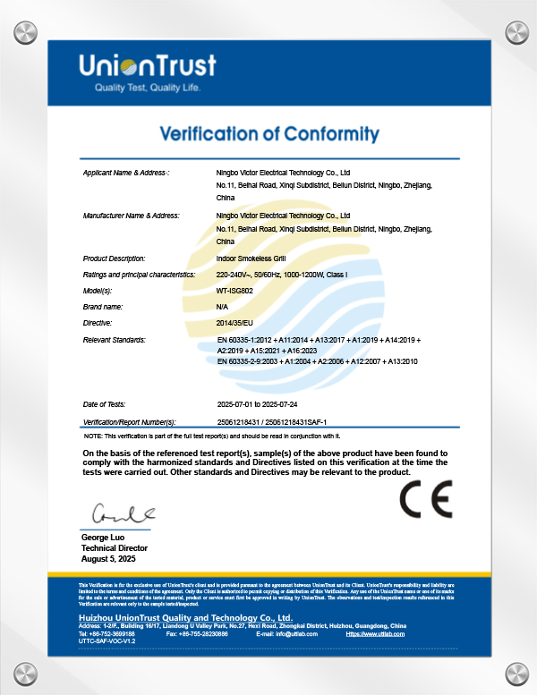 CE-LVD-verificatie van conformiteit