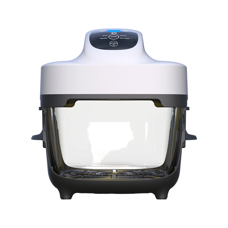 4-in-1 compacte glazen luchtfriteuse